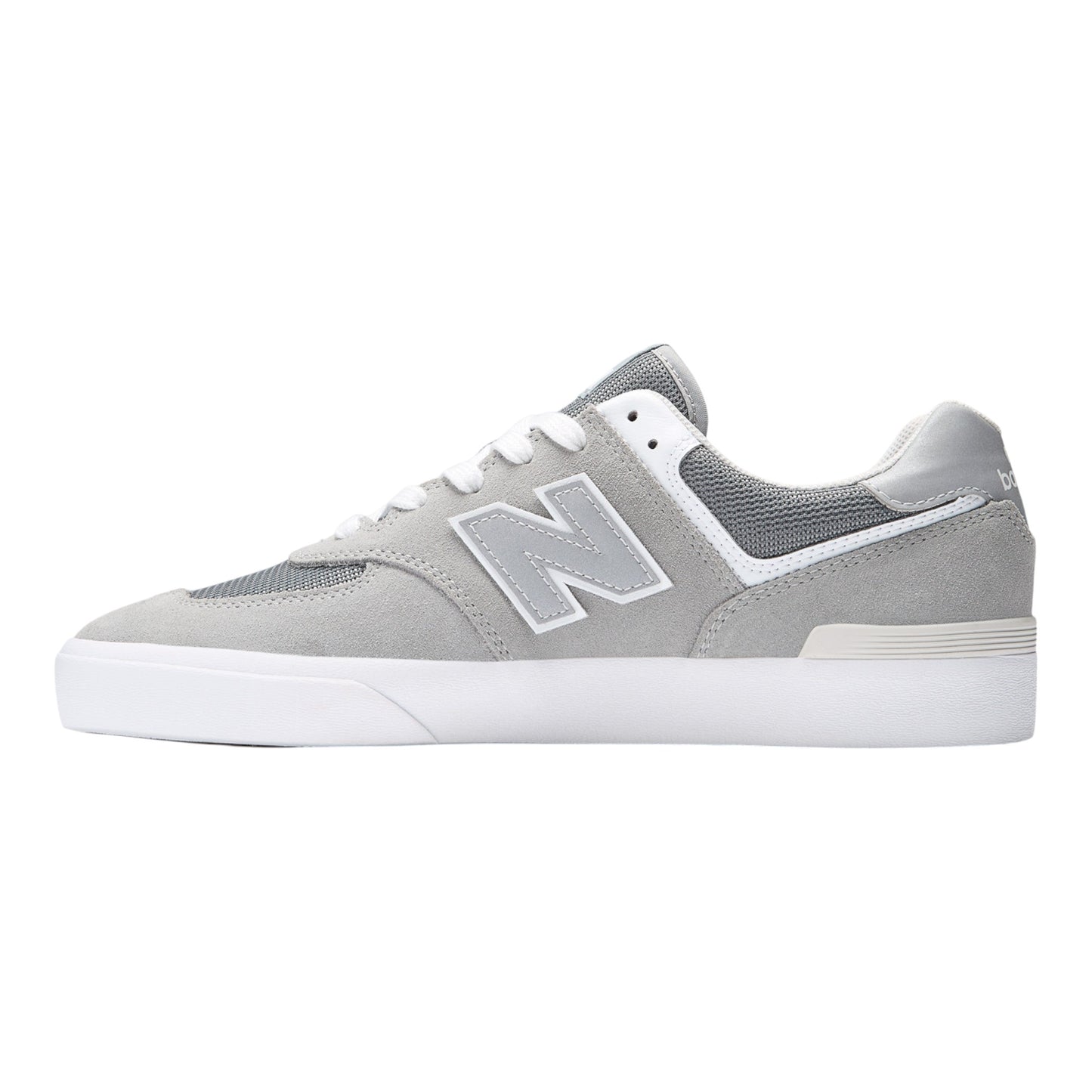 New Balance Numeric 574 Vulc Shoes - Grey/White