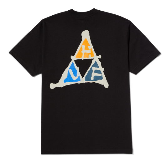 HUF - No-Fi Triple Triangle S/S Tee - Black