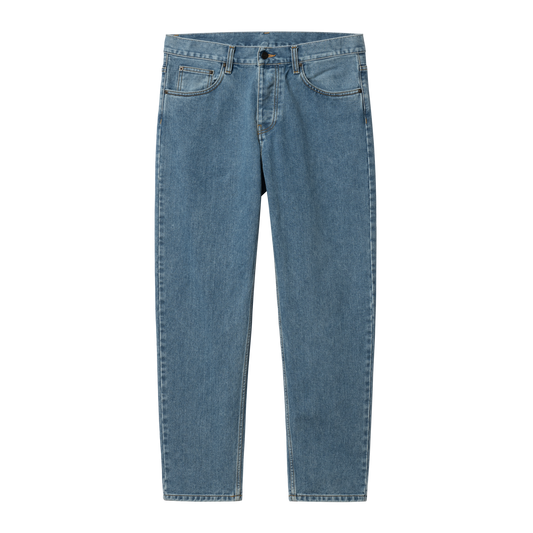 Carhartt WIP Newel Pant - Blue light used wash