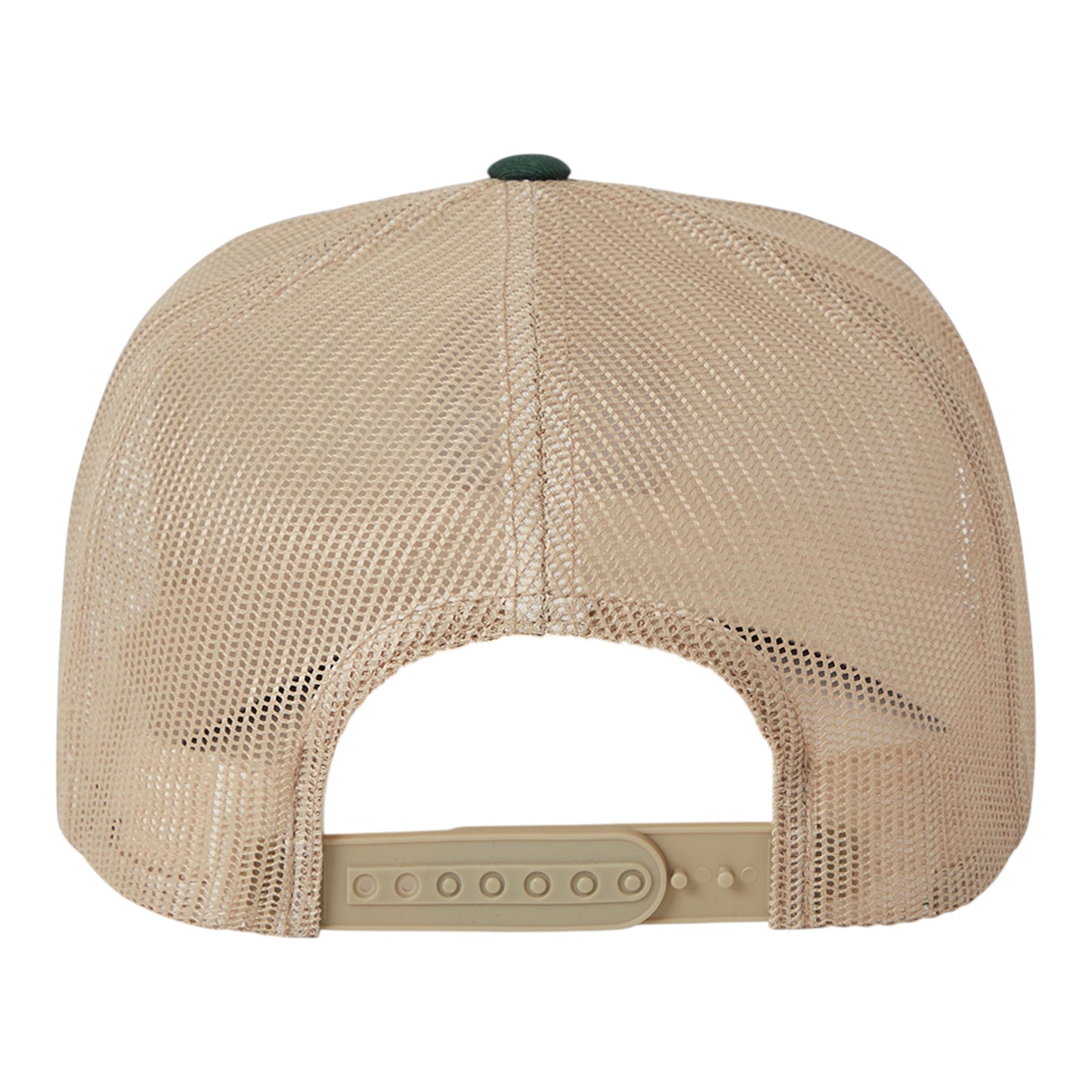Brixton Oath MP Trucker Cap - Off White / Primal Green / Sand