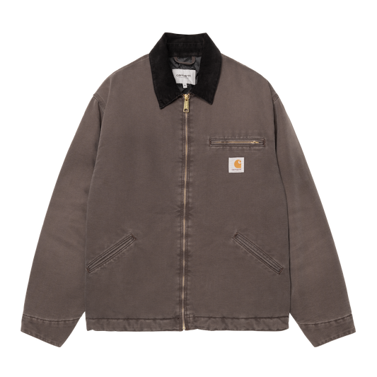 Carhartt WIP OG Detroit Jacket  - Tobacco / Black Stone Canvas
