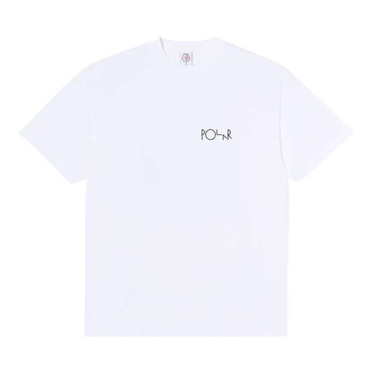 Polar Skate Co - Searching For Peace Fill Logo Tee - White