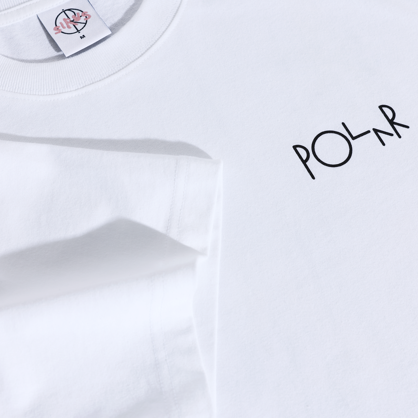 Polar Skate Co - Searching For Peace Fill Logo Tee - White