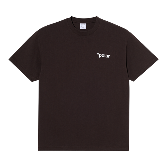 Polar Skate Co - Useless Wooden Dog Tee - Chocolate