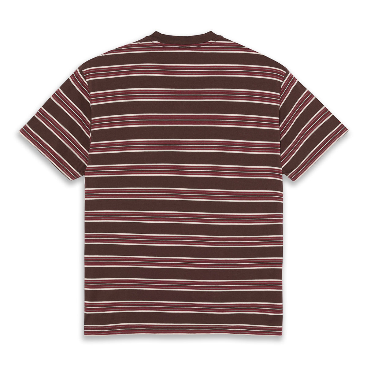 Polar Skate Co - I Stripe Tee - Brown/Red