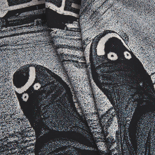 Polar Skate Co - Throw Blanket Happy Sad II - Black/White