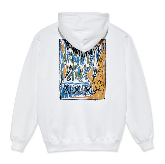 Polar Skate Co - Campfire Hood - White