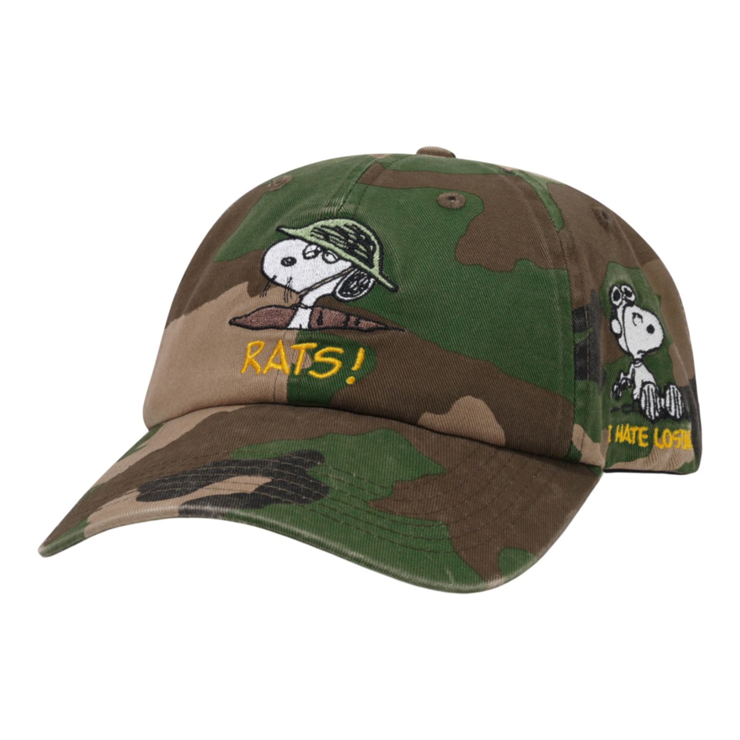 Butter Goods - 6 Panel Cap - Washed Camo