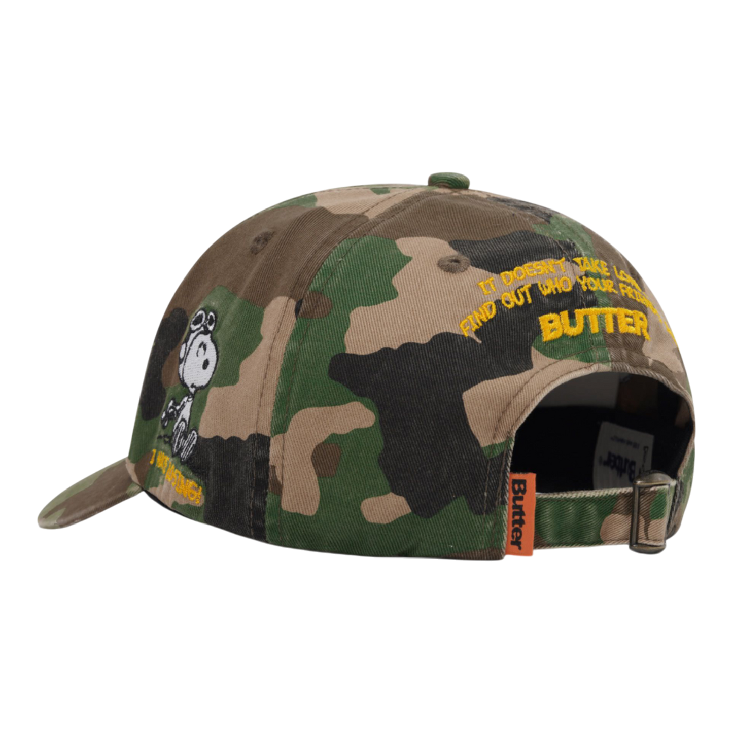 Butter Goods - 6 Panel Cap - Washed Camo
