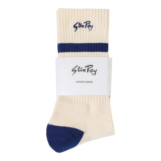 Stan Ray - Sports Socks - Natural / Navy
