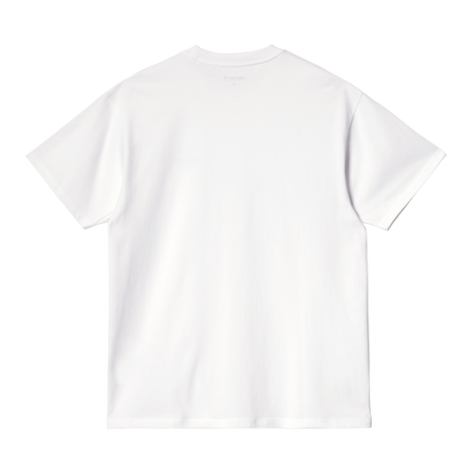 Carhartt WIP S/S American Script T-Shirt - White