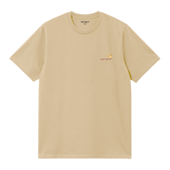 Carhartt WIP S/S American Script T-Shirt - Rattan
