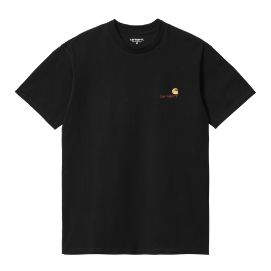 Carhartt WIP S/S American Script T-Shirt - Black