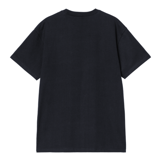 Carhartt WIP S/S Chase T-Shirt - Dark Navy / Gold