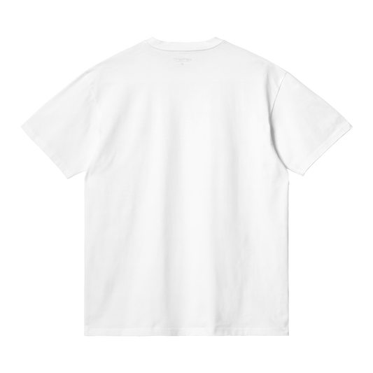 Carhartt WIP S/S Chase T-Shirt - White / Gold