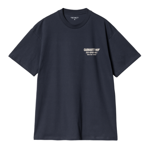 Carhartt WIP S/S Less Troubles T-Shirt - Blue / Wax