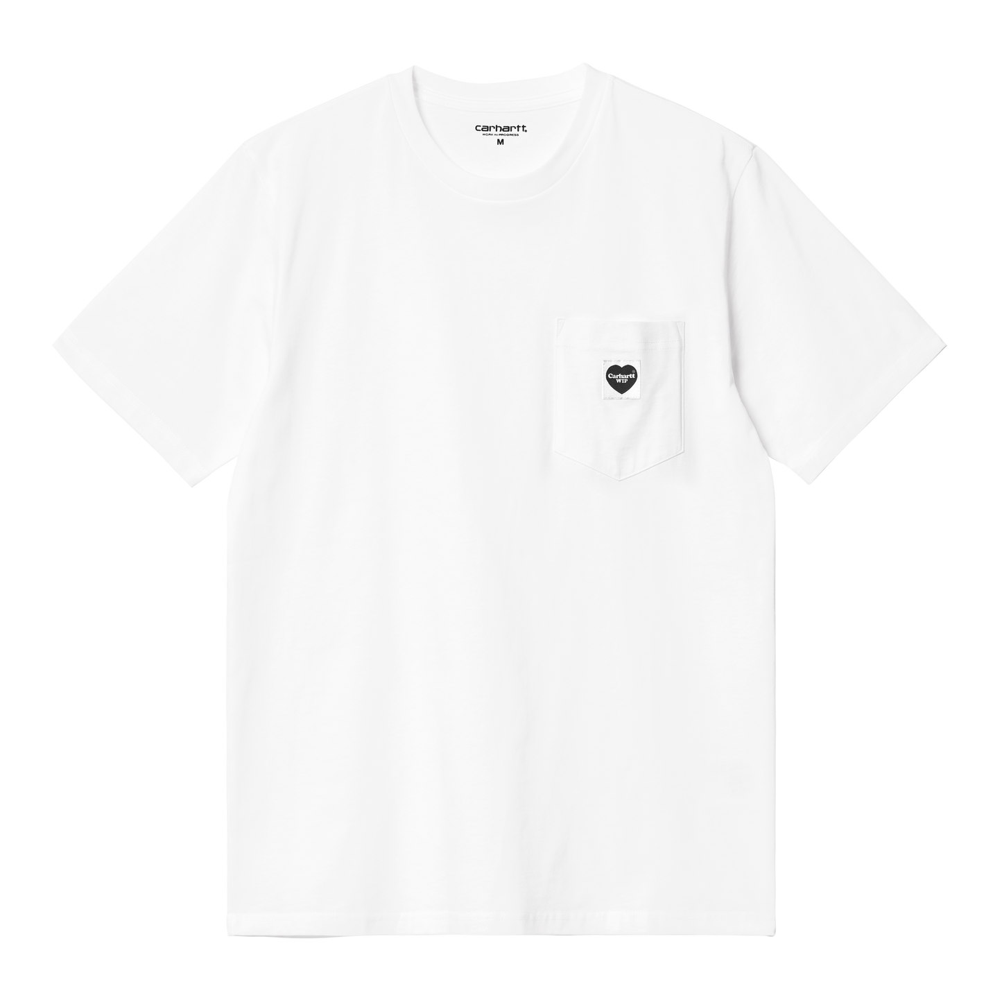 Carhartt WIP S/S Pocket Heart T-Shirt - White / Black