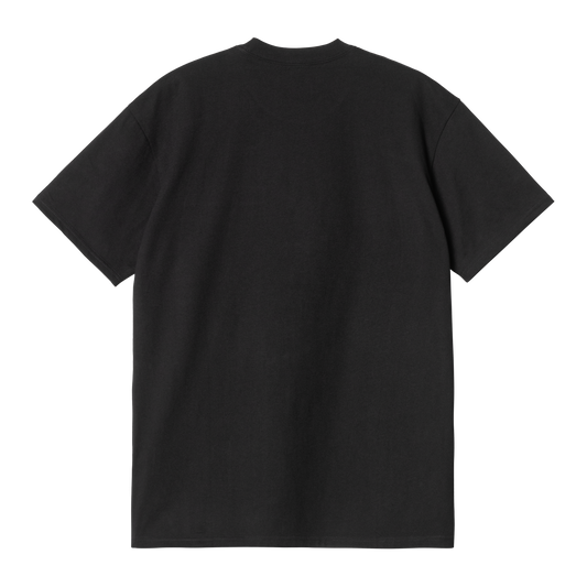Carhartt WIP S/S Pocket Heart T-Shirt - Black / Red