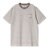 Carhartt WIP S/S Seidler Pocket T-Shirt - Seidler Stripe Branch