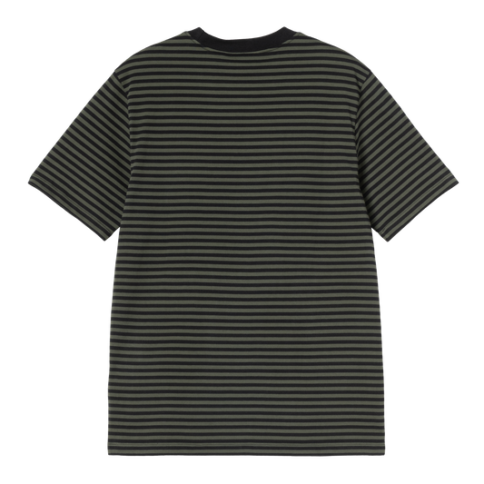 Carhartt WIP S/S Verner Pocket T-Shirt - Black / Opuntia
