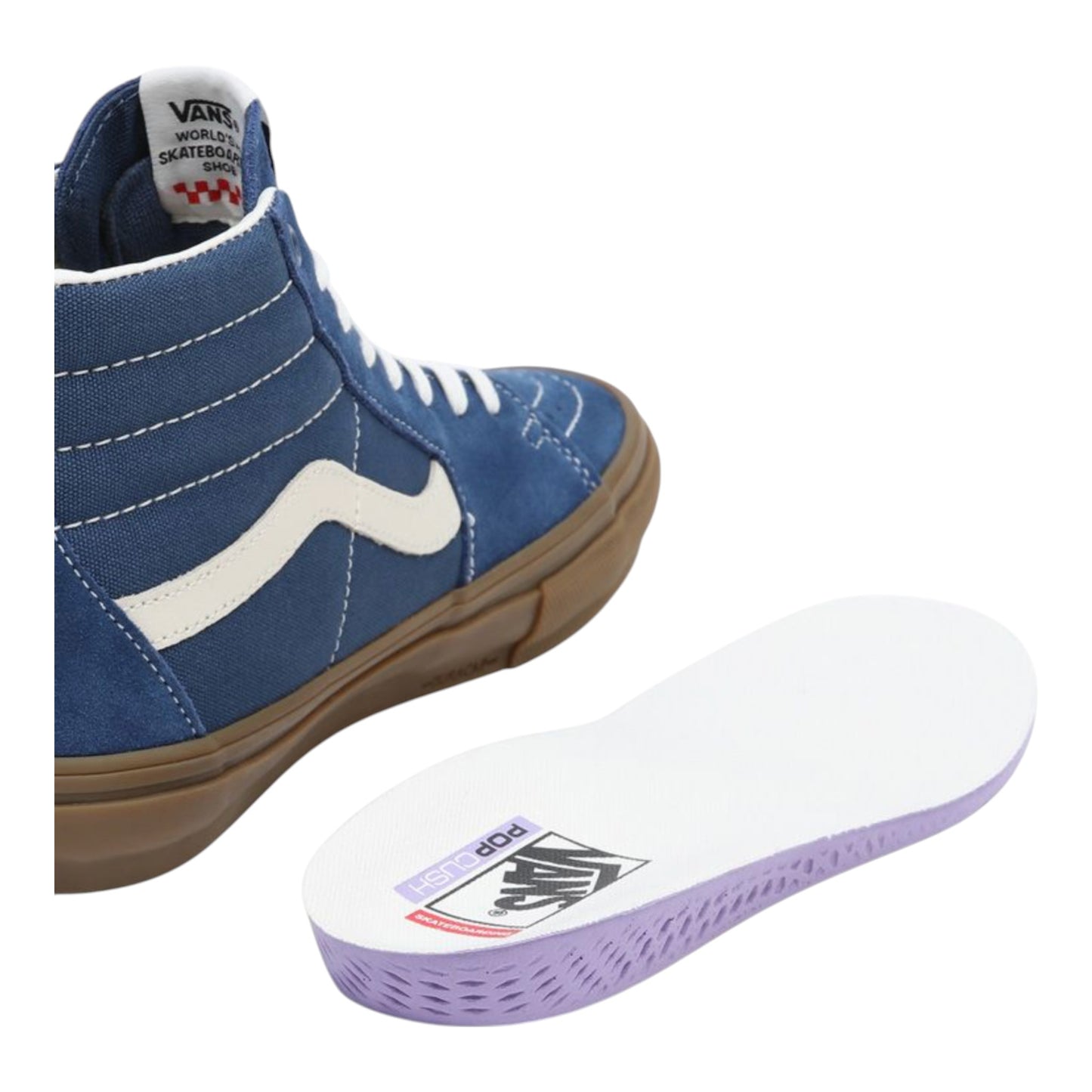 Vans Skate Sk8-Hi - Suede Gum/Dark Denim