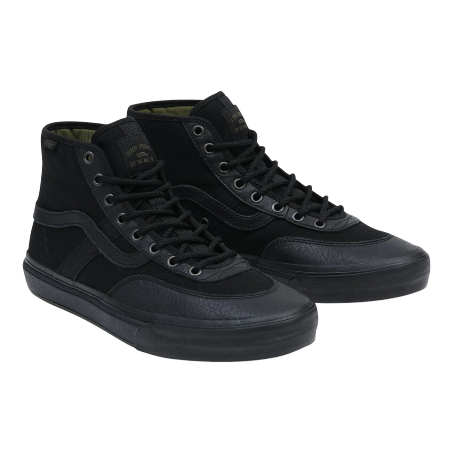 Vans Crockett High - Butter Leather Black/Black