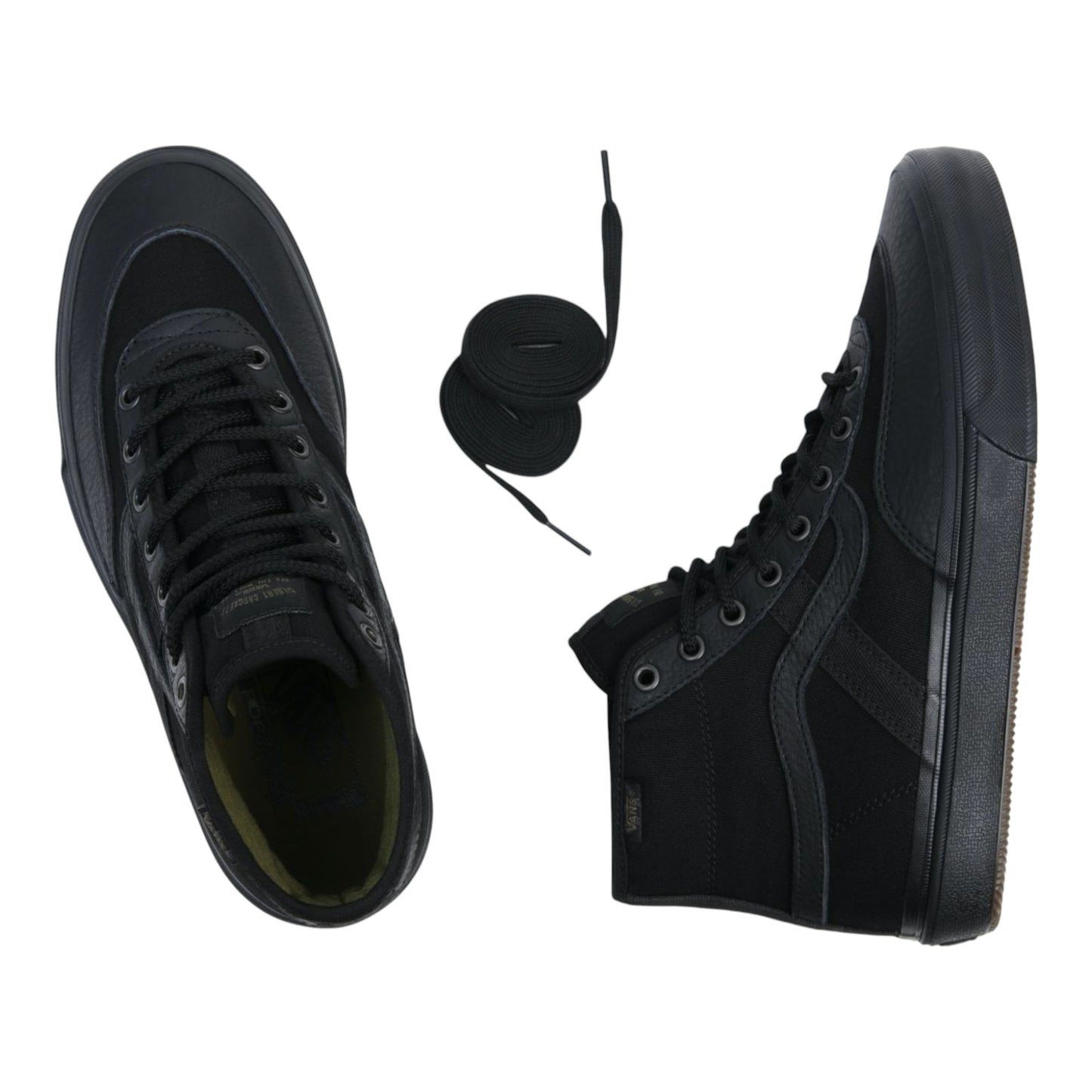 Vans Crockett High - Butter Leather Black/Black