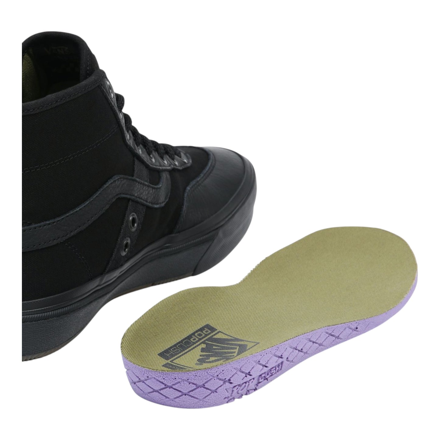 Vans Crockett High - Butter Leather Black/Black