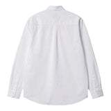 Carhartt WIP L/S Madison Shirt - White/Black
