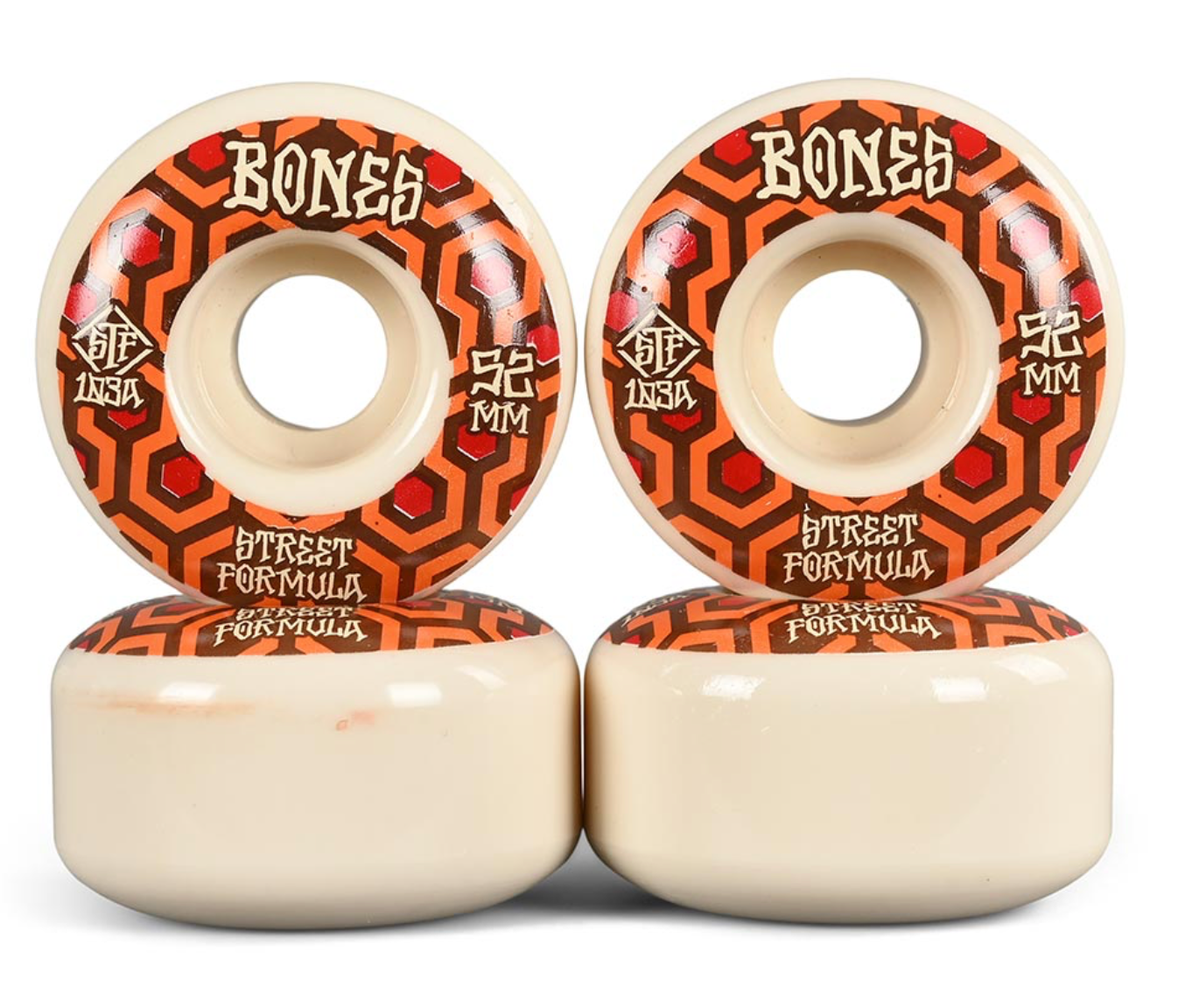 Bones Retros Wheels STF V1 Standard 52mm - White