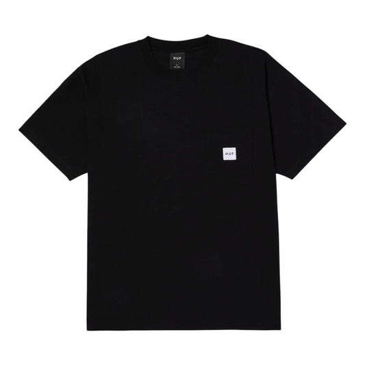 HUF - Set Box Logo S/S Pocket Tee - Black