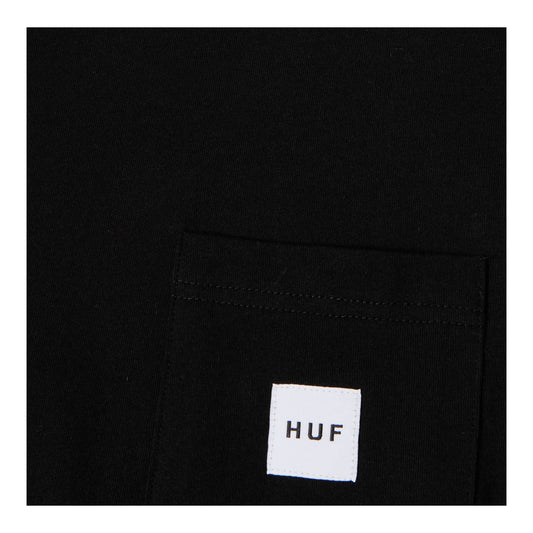 HUF - Set Box Logo S/S Pocket Tee - Black