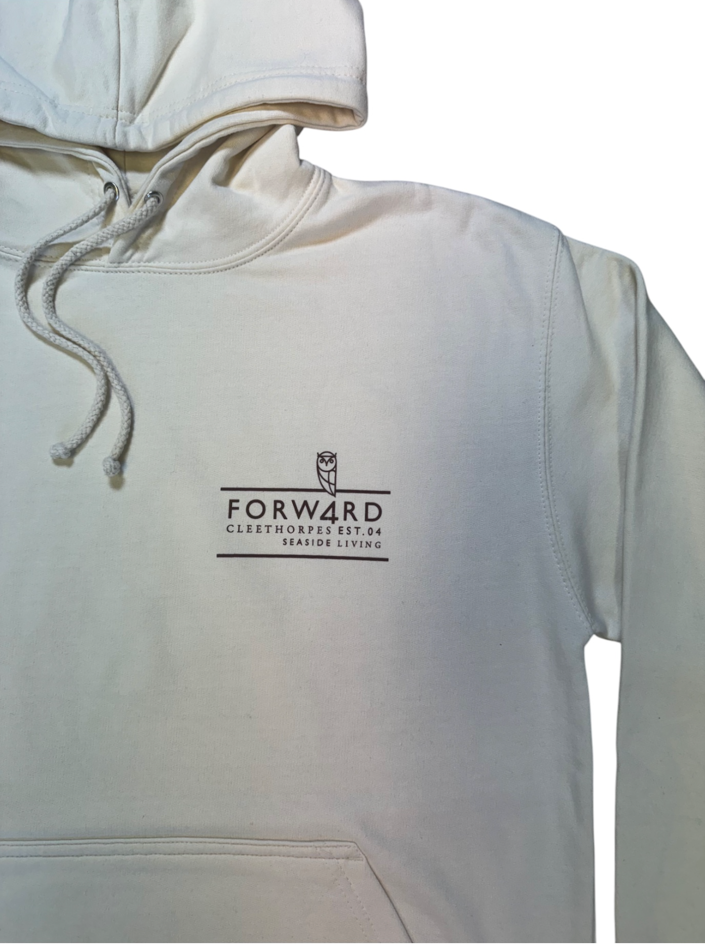 Forw4rd Meggies Mono Crest Hoody - Milkshake/Brown