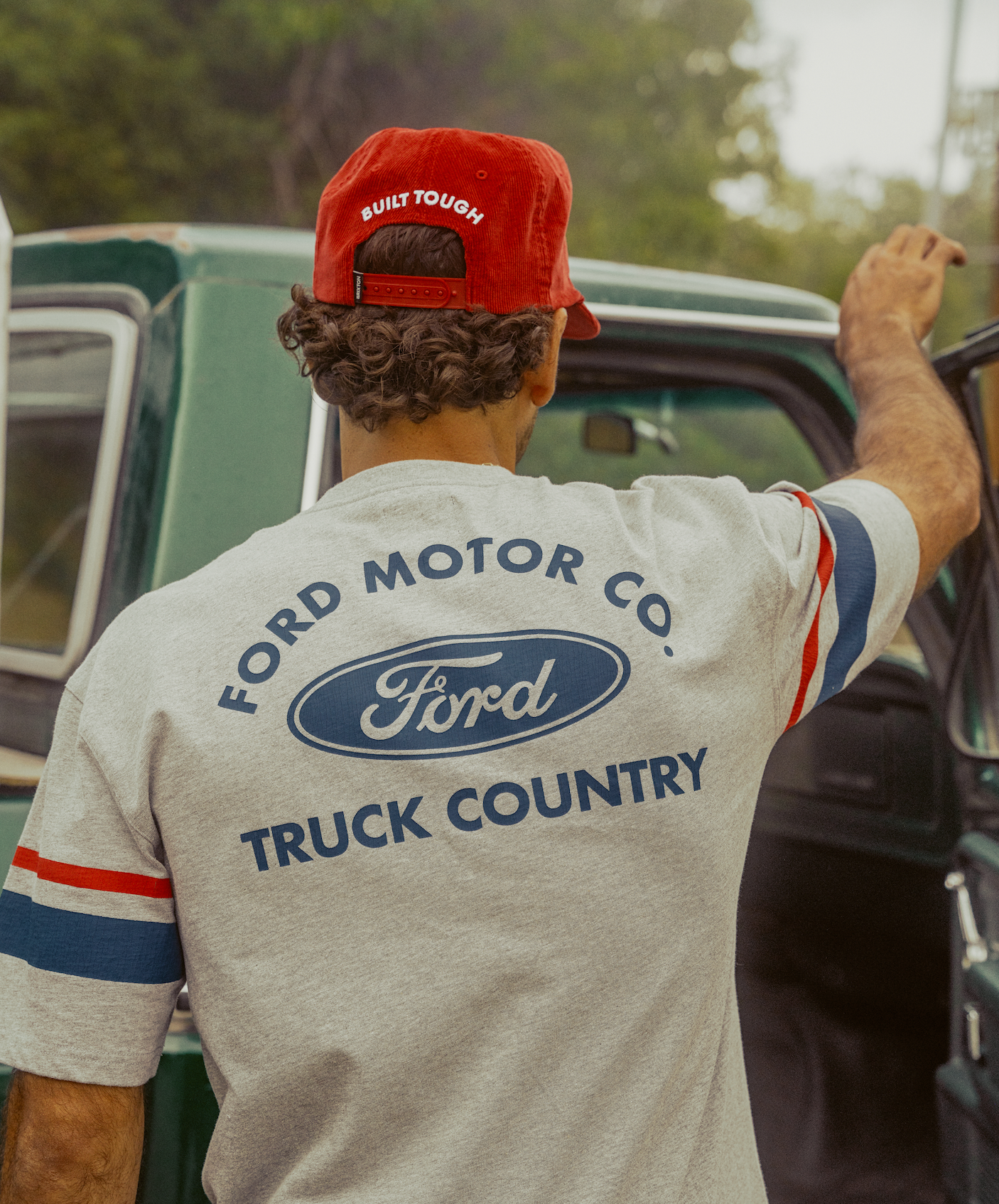 Brixton X Ford 4x4 HP Snapback - Candy Apple Red