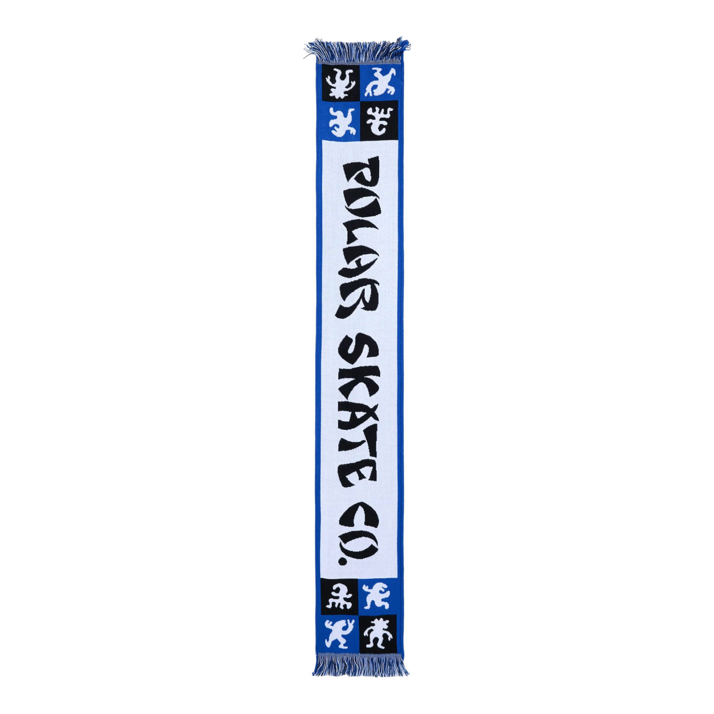 Polar Skate Co - Football Scarf Checkers - Blue