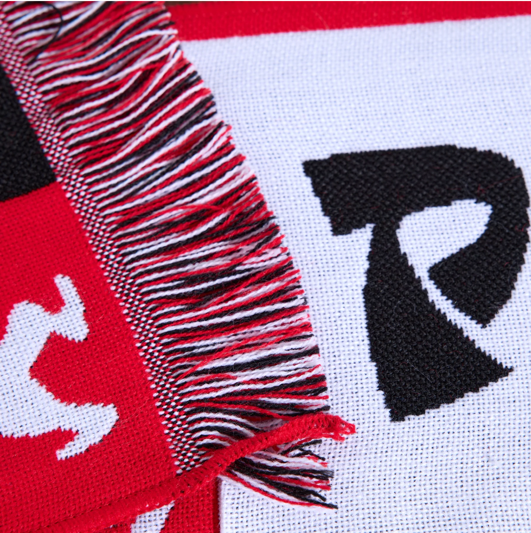 Polar Skate Co - Football Scarf Checkers - Red