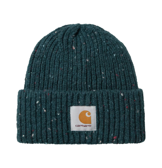 Carhartt WIP Anglistic Beanie - Speckled Deep Lagoon