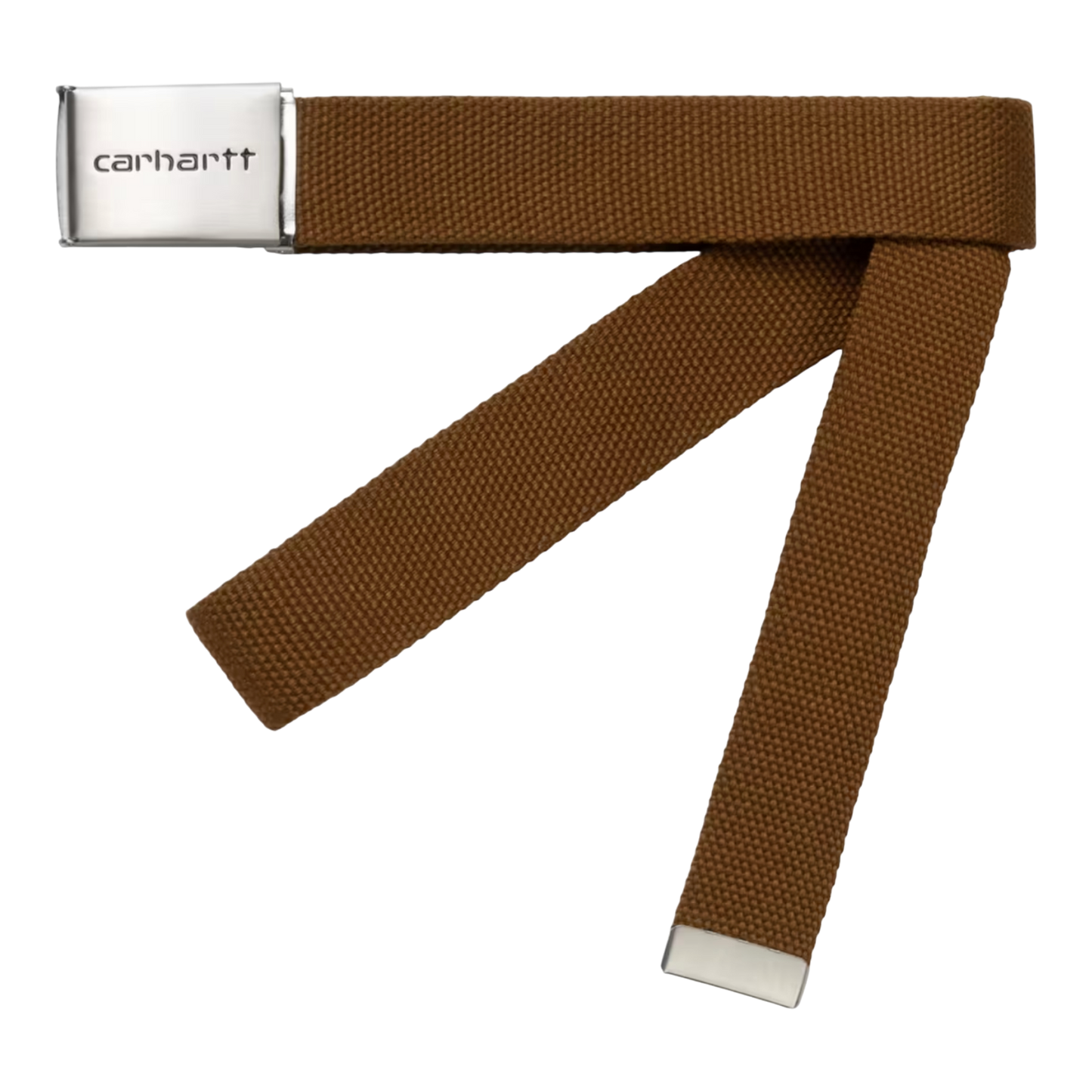 Carhartt WIP Clip Belt Chrome - Hamilton Brown