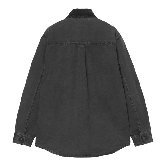 Carhartt WIP Mitch Shirt Jacket - Black / Black Dusky Canvas