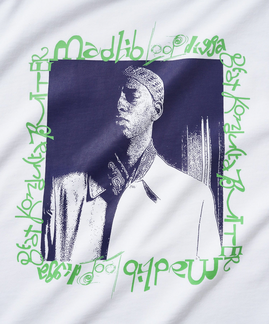 Butter Goods x Madlib - Loop Digga T-Shirt - White