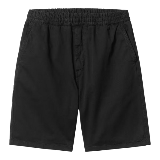 Carhartt WIP - Flint Short - Black Garment Dyed