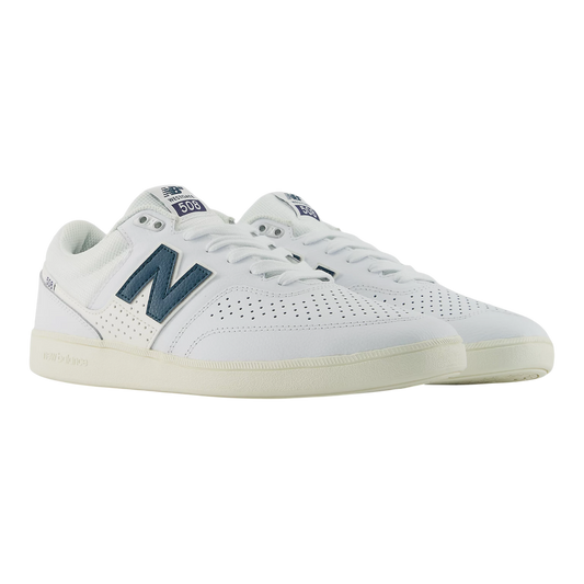New Balance Numeric 508 Shoes - White With Mosaic Green