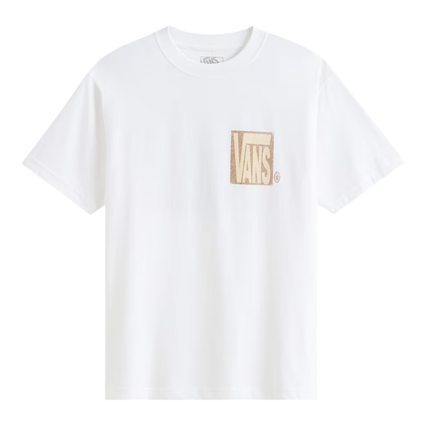Vans - Stretched Stack Crackled SS Tee - White