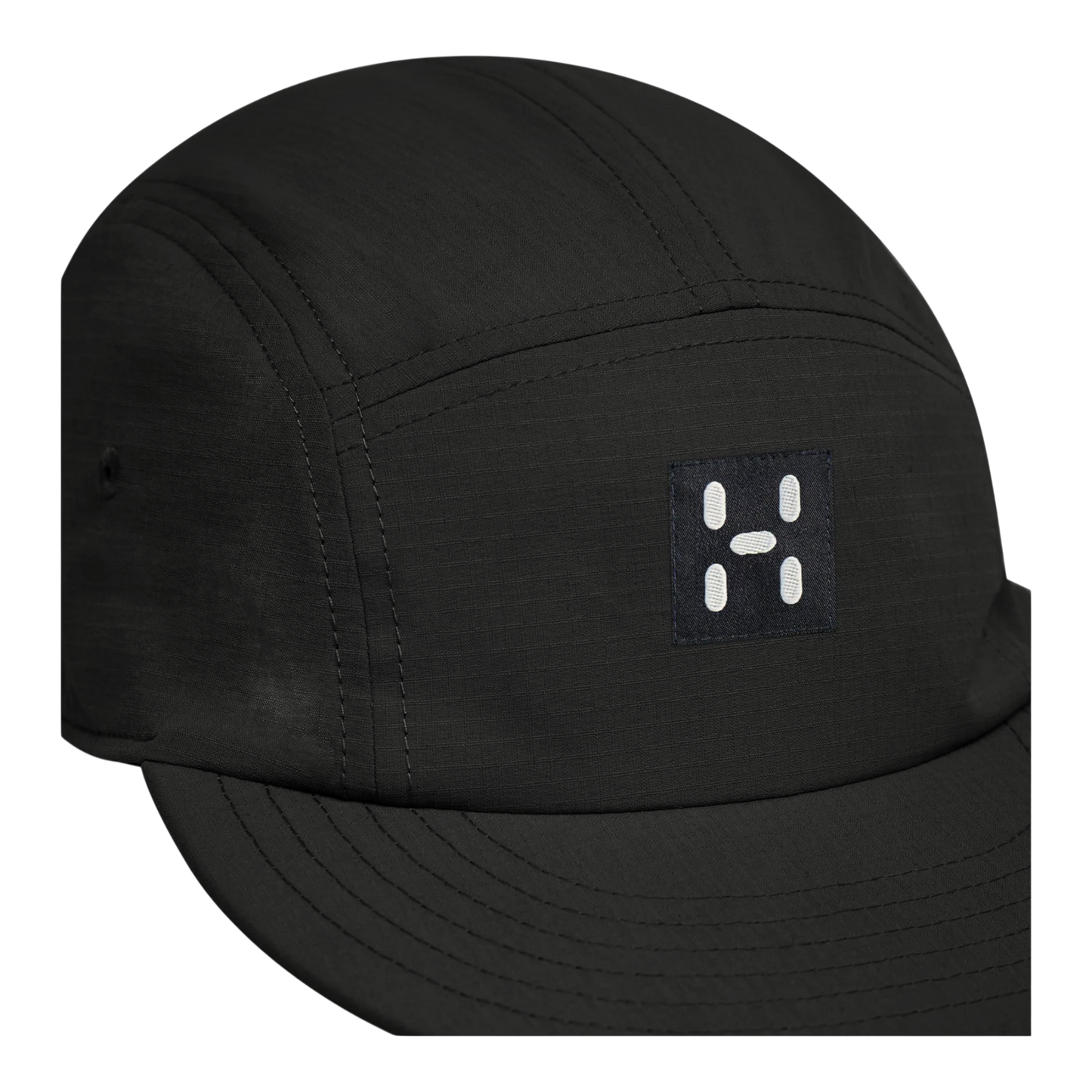 Haglöfs Brand Five Panel Cap - True Black Solid