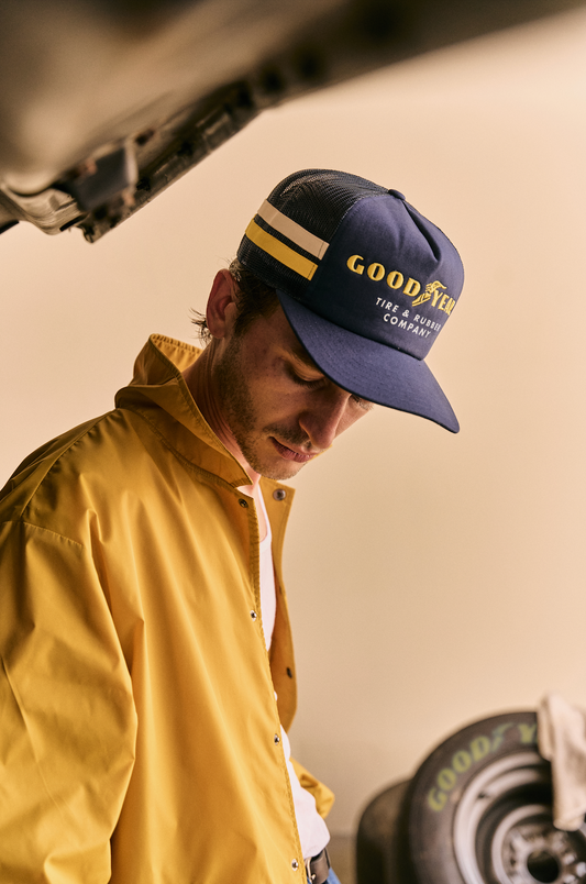 Brixton x Goodyear Service MP Trucker - Navy