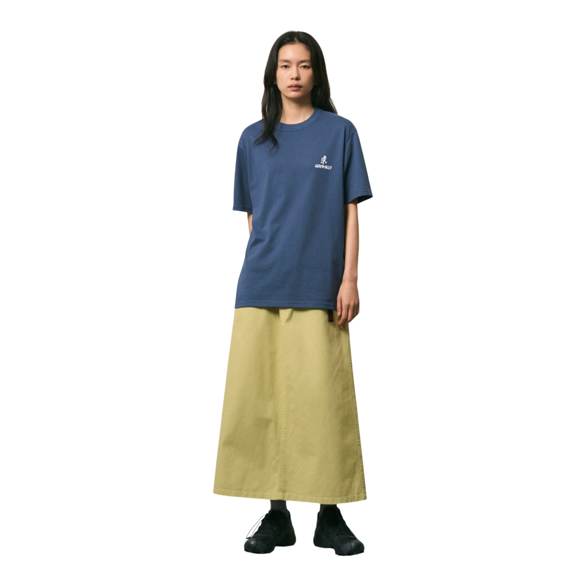 Gramicci One Point Logo Tee - Dusky Blue