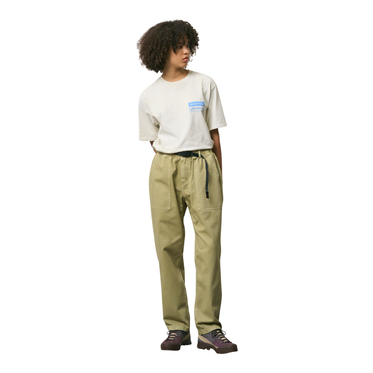 Gramicci Pigment Dyed Climbing Tee - Natural Pigment