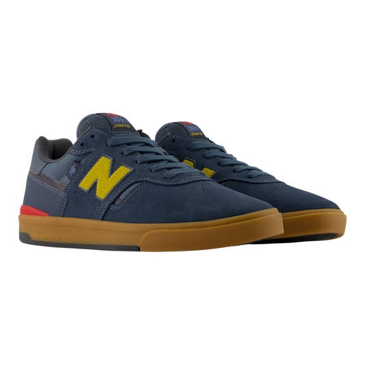 New Balance Numeric 306C Shoes - Shadow Blue / Mars Yellow