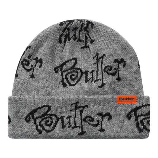 Butter Goods - Sidewalk Beanie - Ash