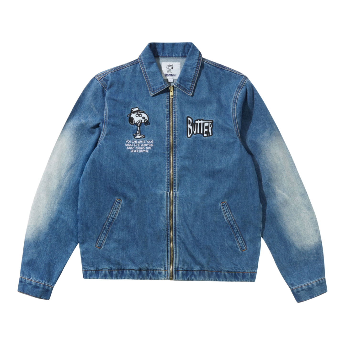 Butter Goods - Spike Jacket - Distressed Indigo